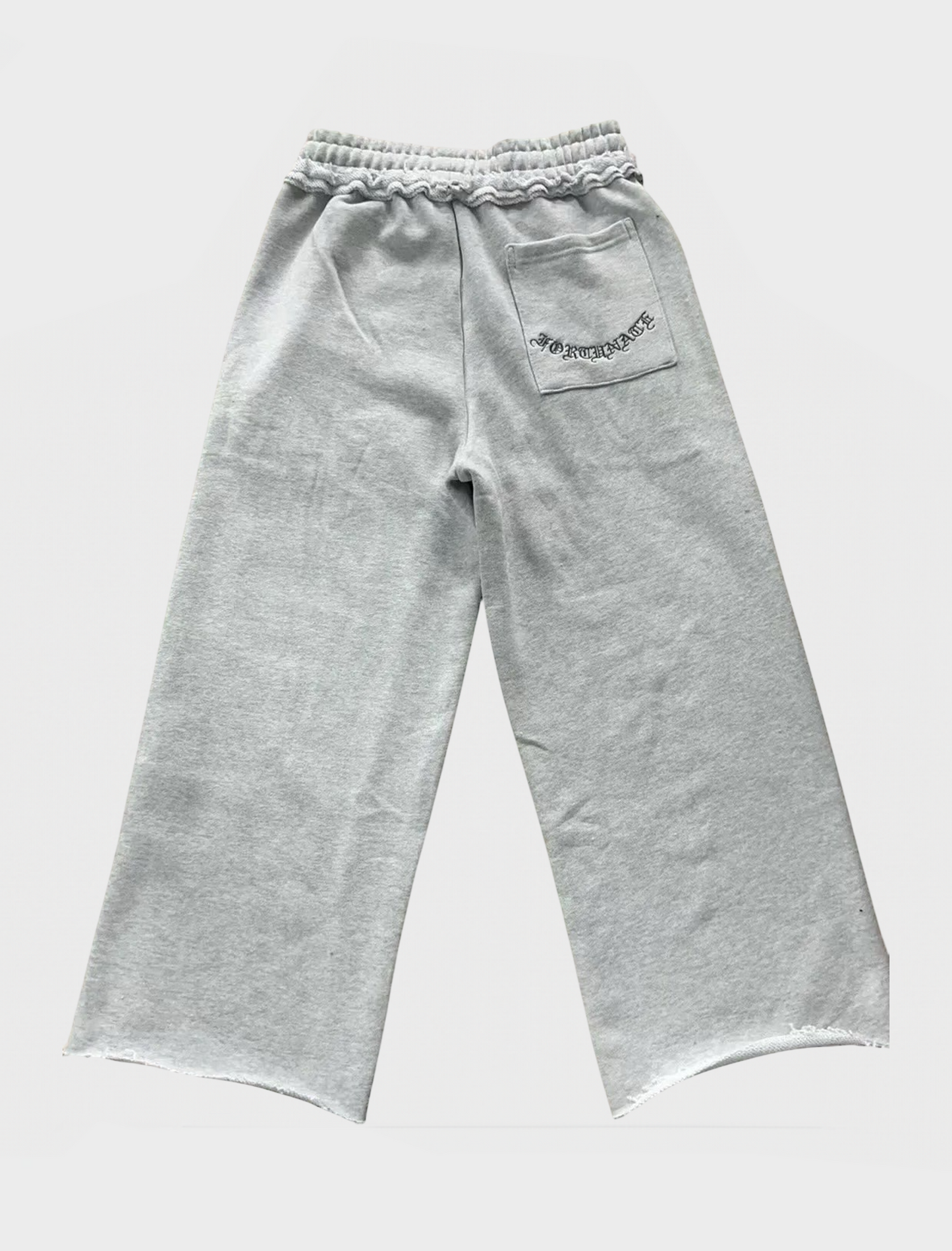 Heather Grey Script Sweatpants