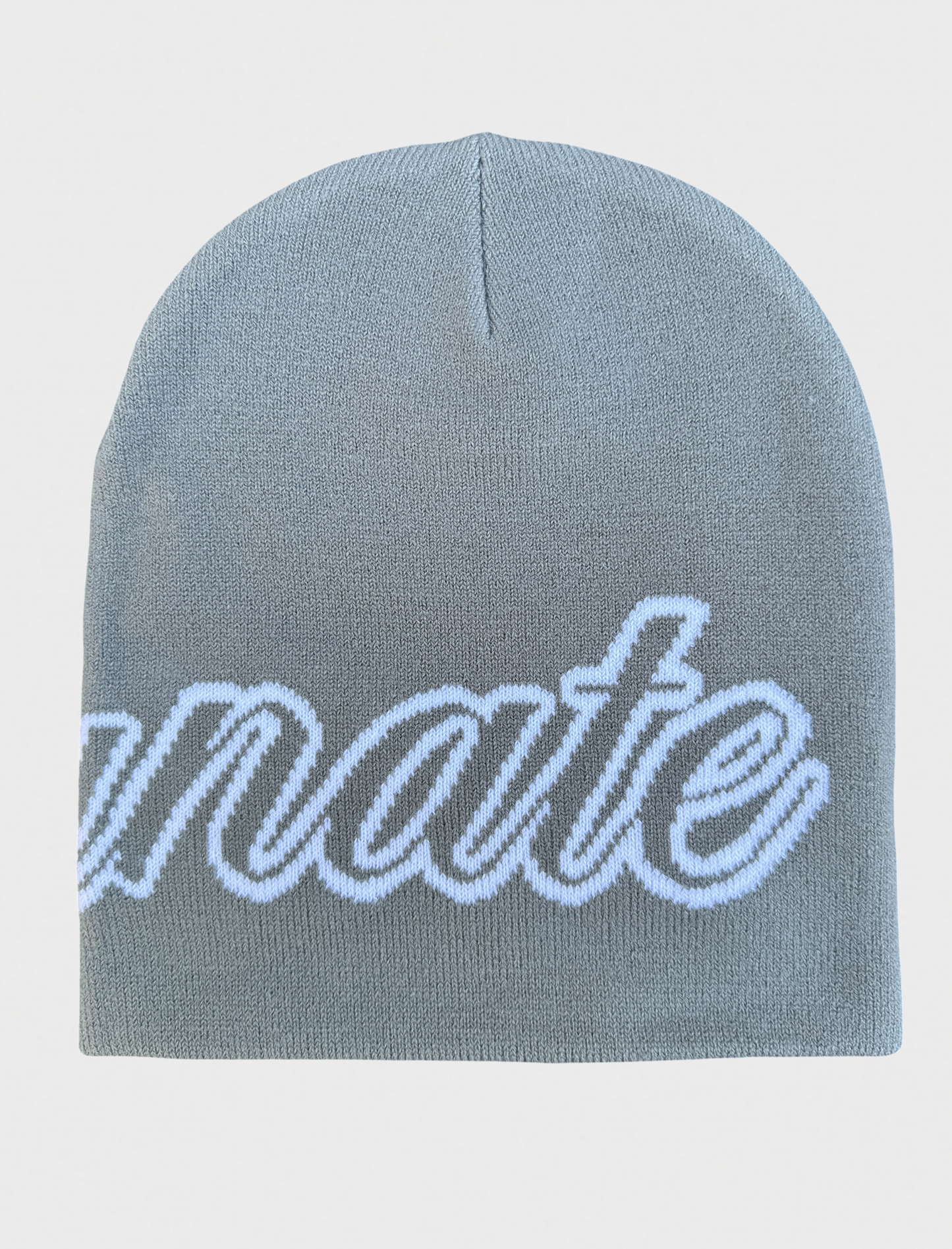 Fortunate Script Beanie Grey