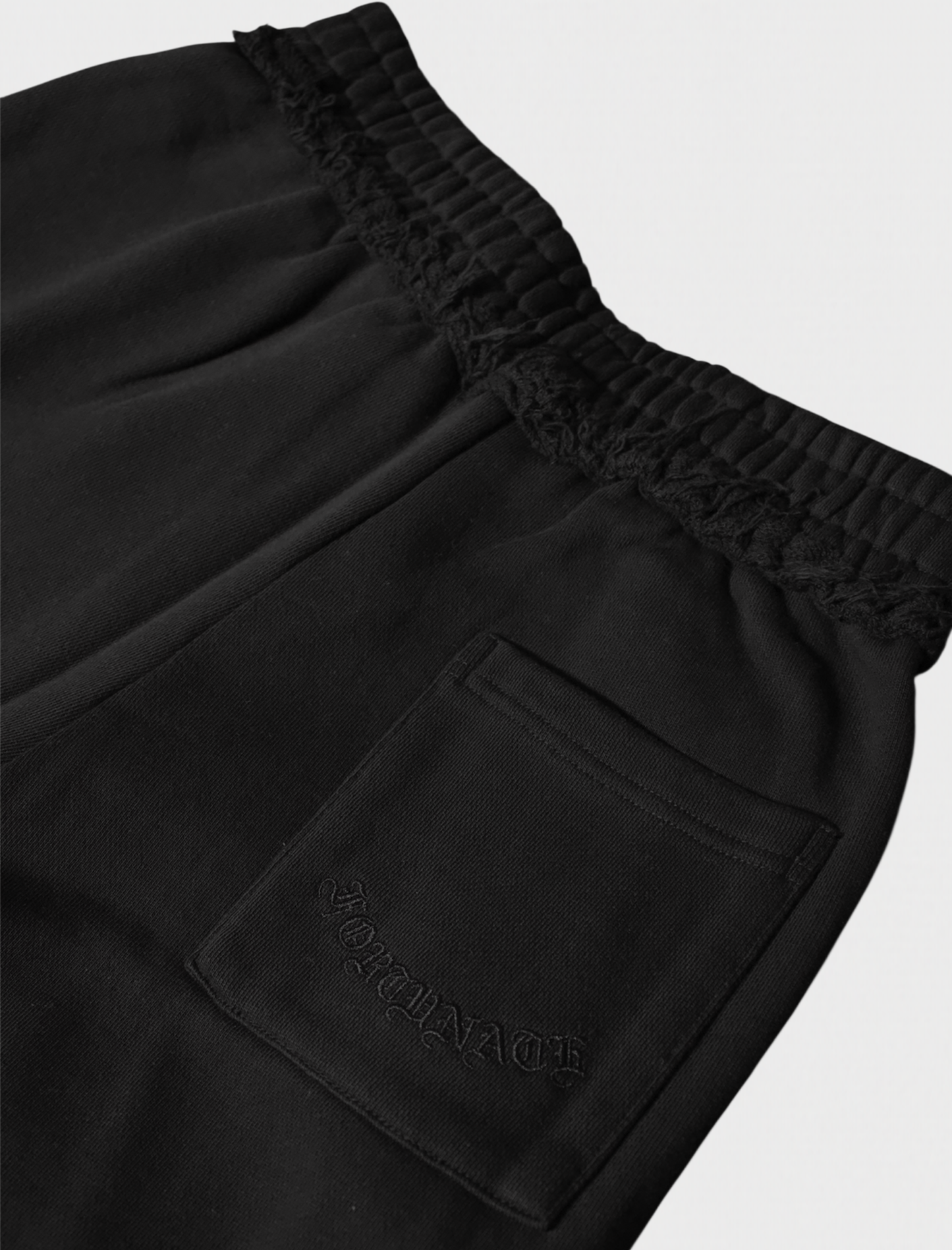 Black Script Sweatpants