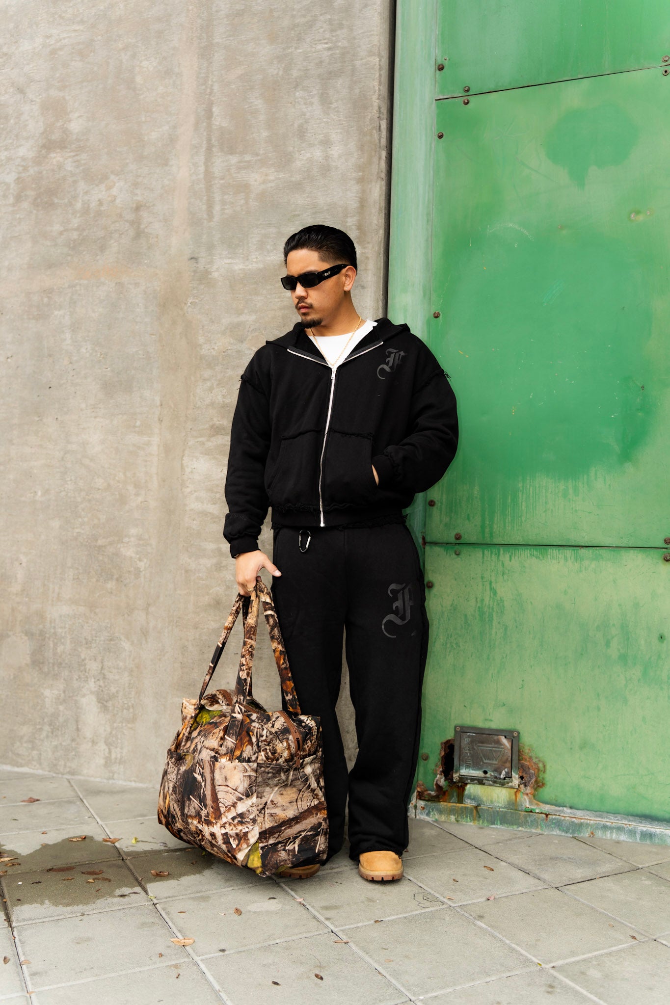 Black Script Sweatpants