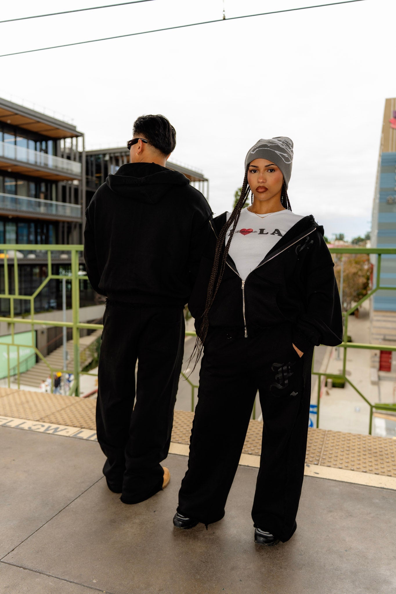 Black Script Sweatpants
