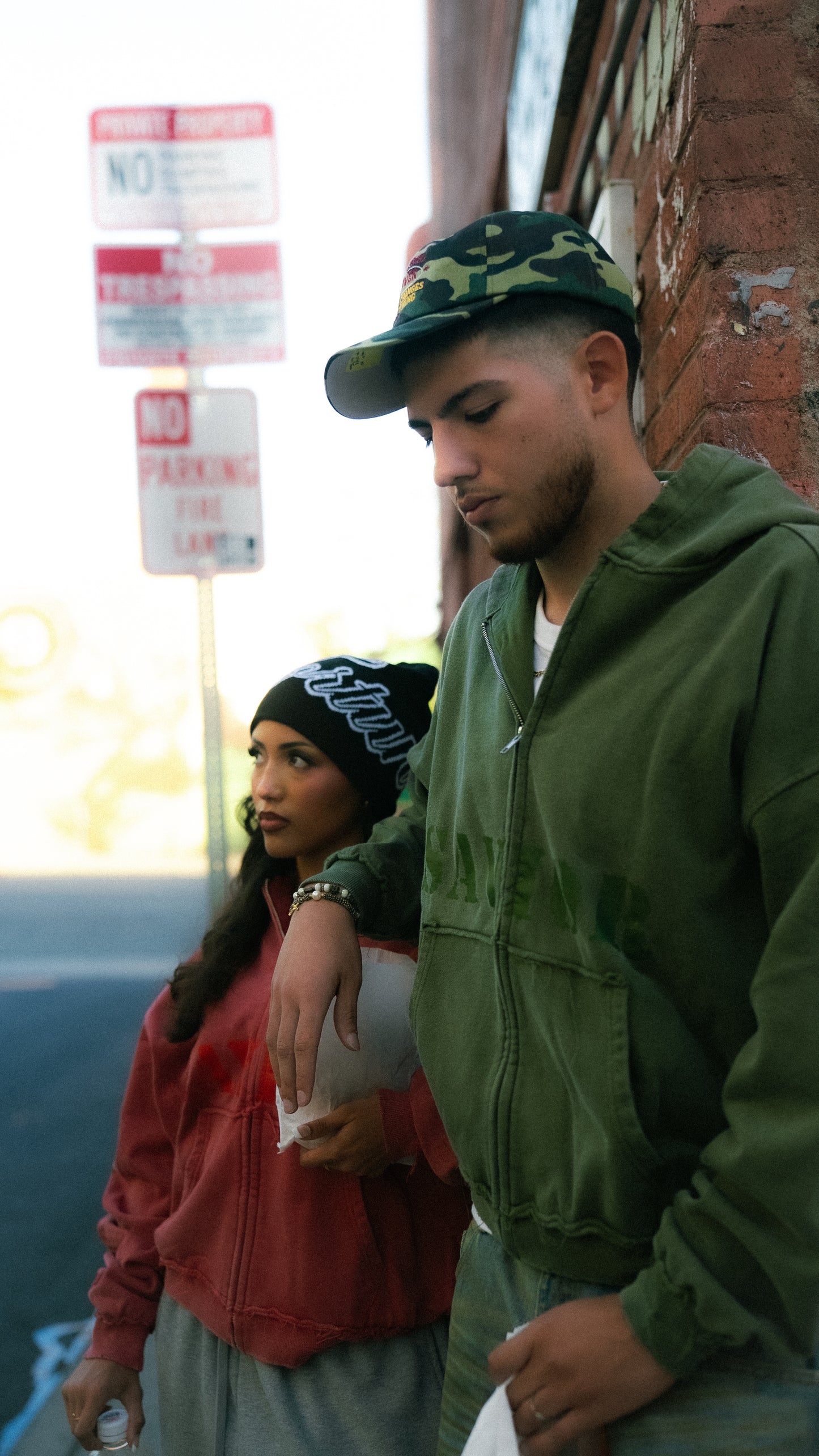 Green Savior Washed Zip Up