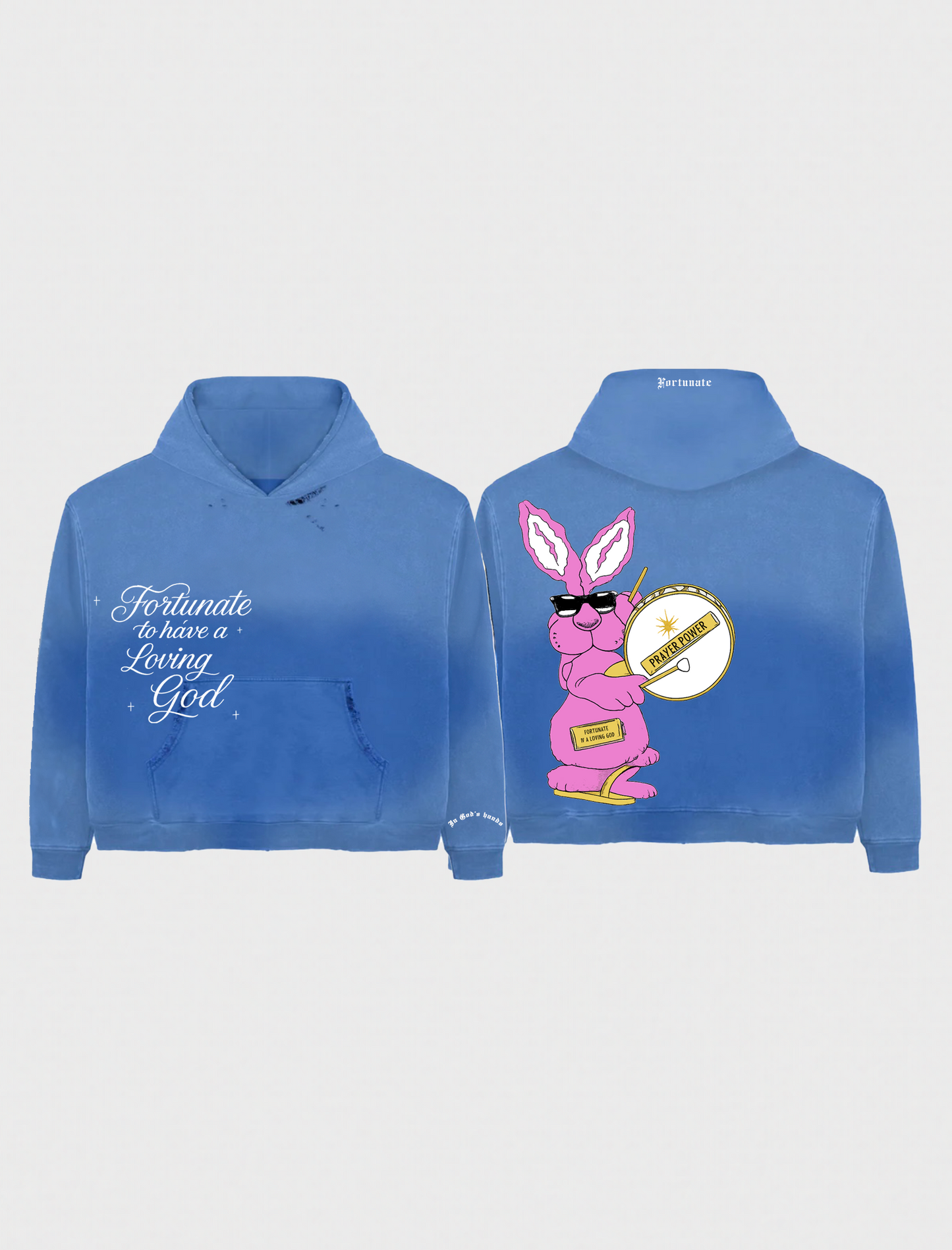 "Loving God" Blue Hoodie