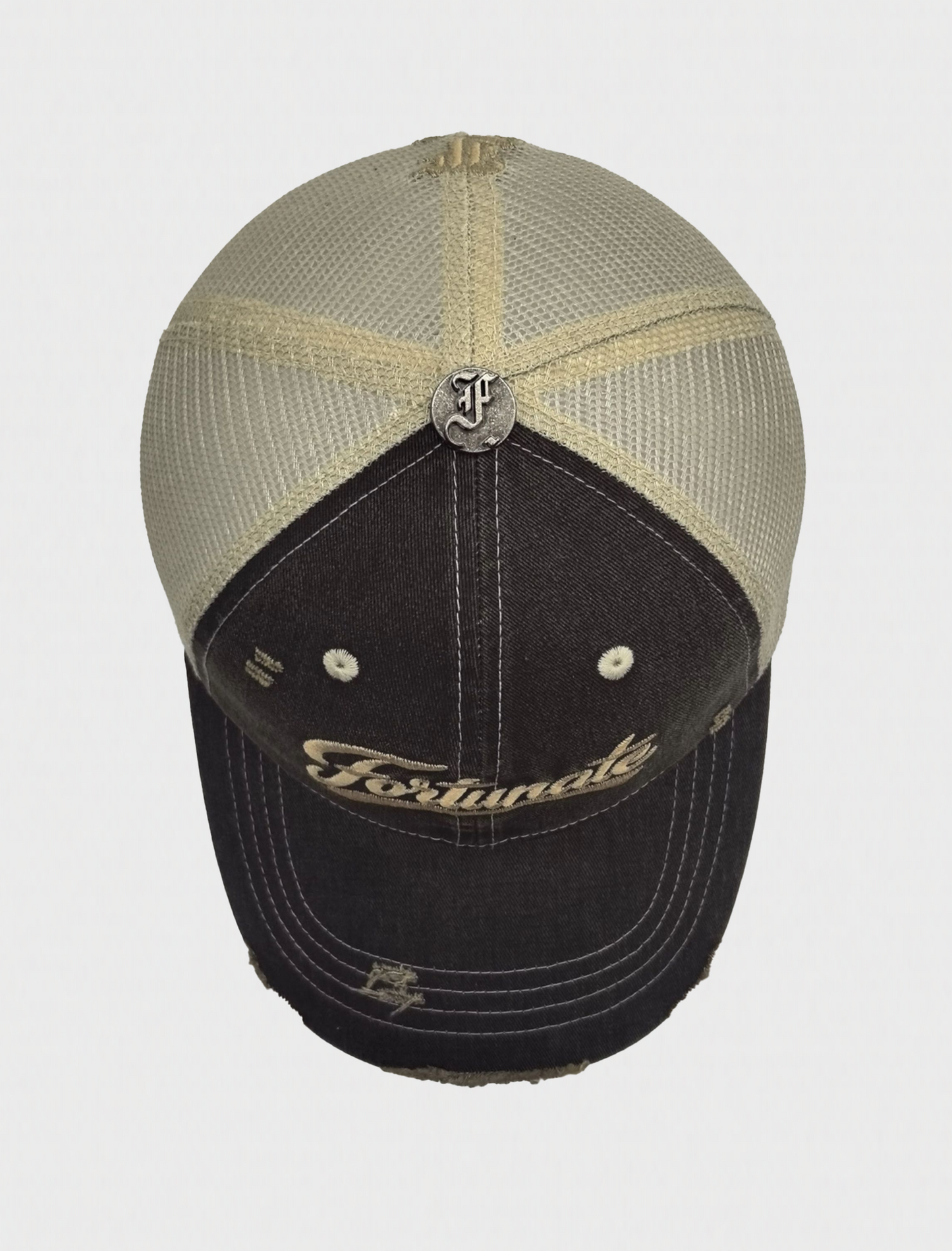Washed Black Trucker Hat
