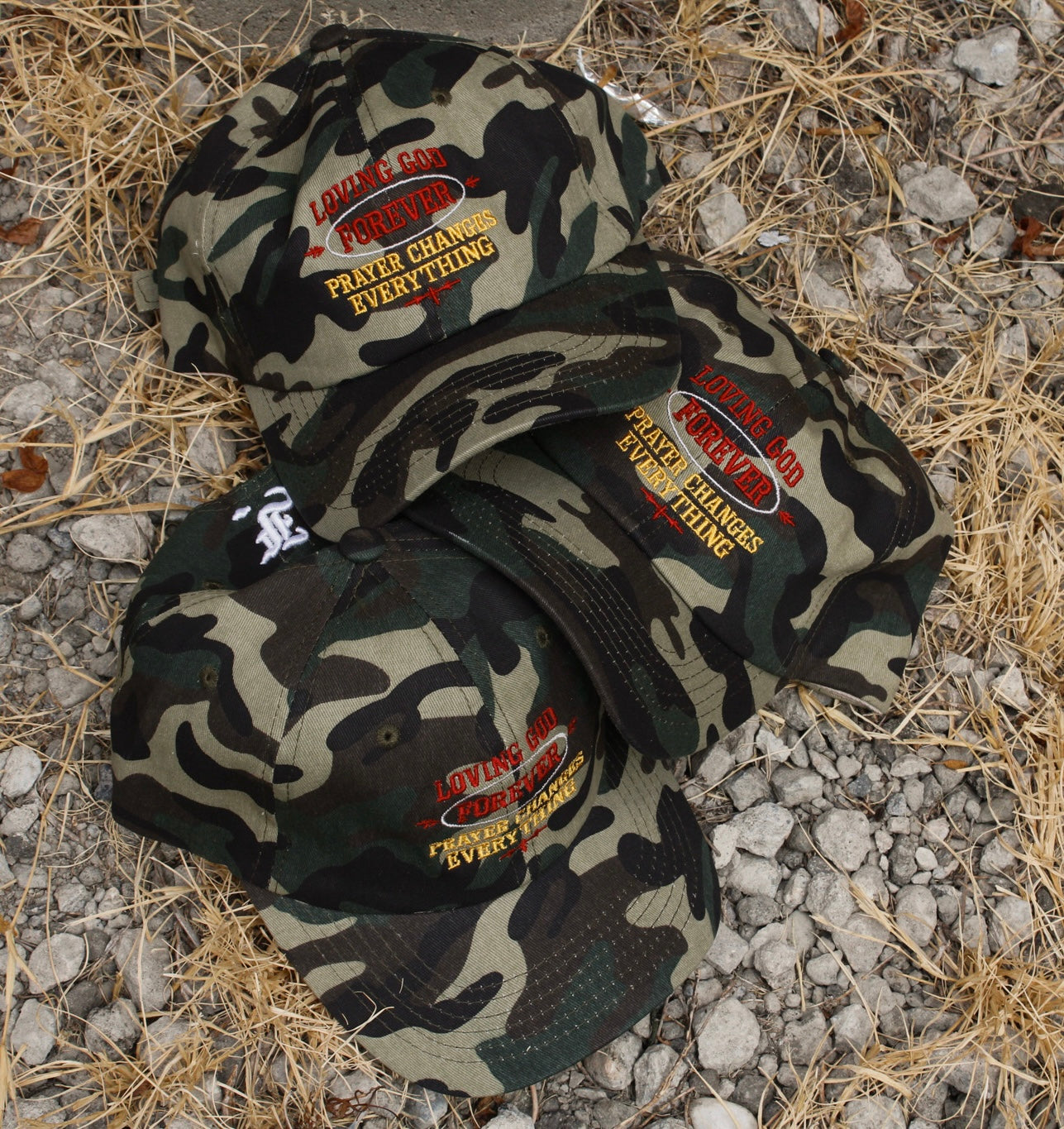 Prayer Changes Everything Camo Hat