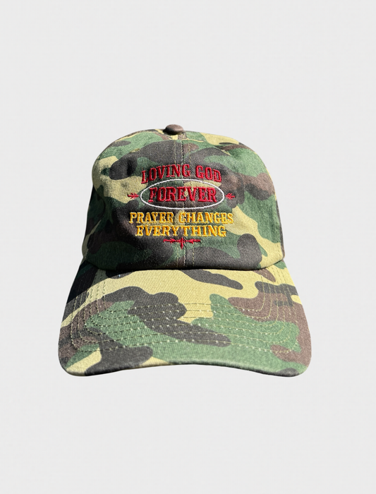 Prayer Changes Everything Camo Hat