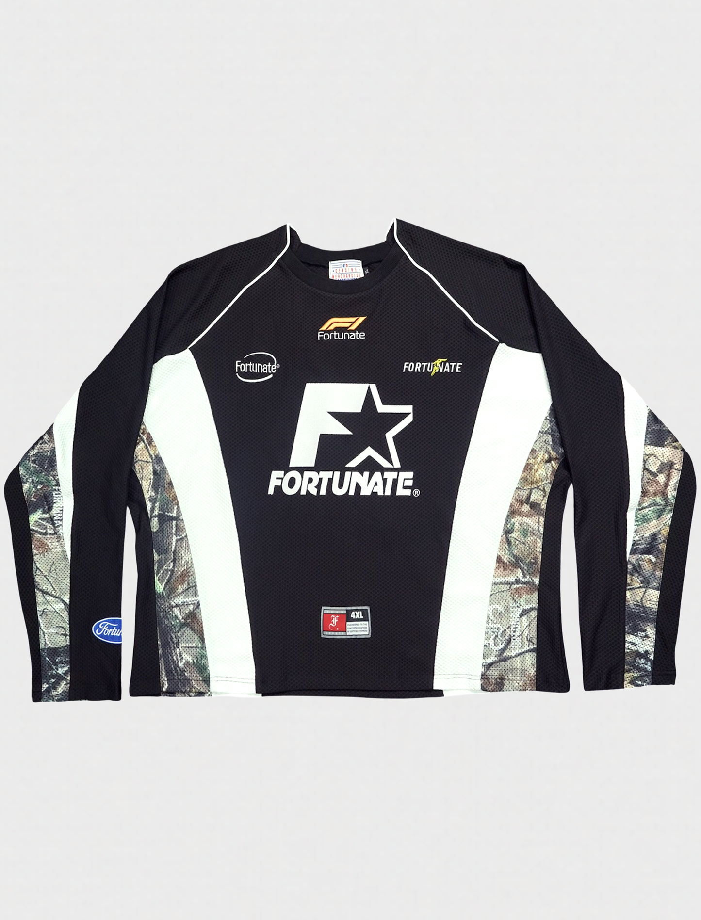 Real Tree Hockey Jersey Black