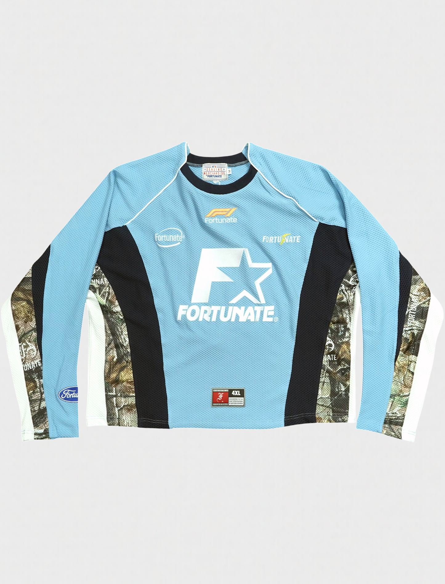Real Tree Hockey Jersey Baby Blue