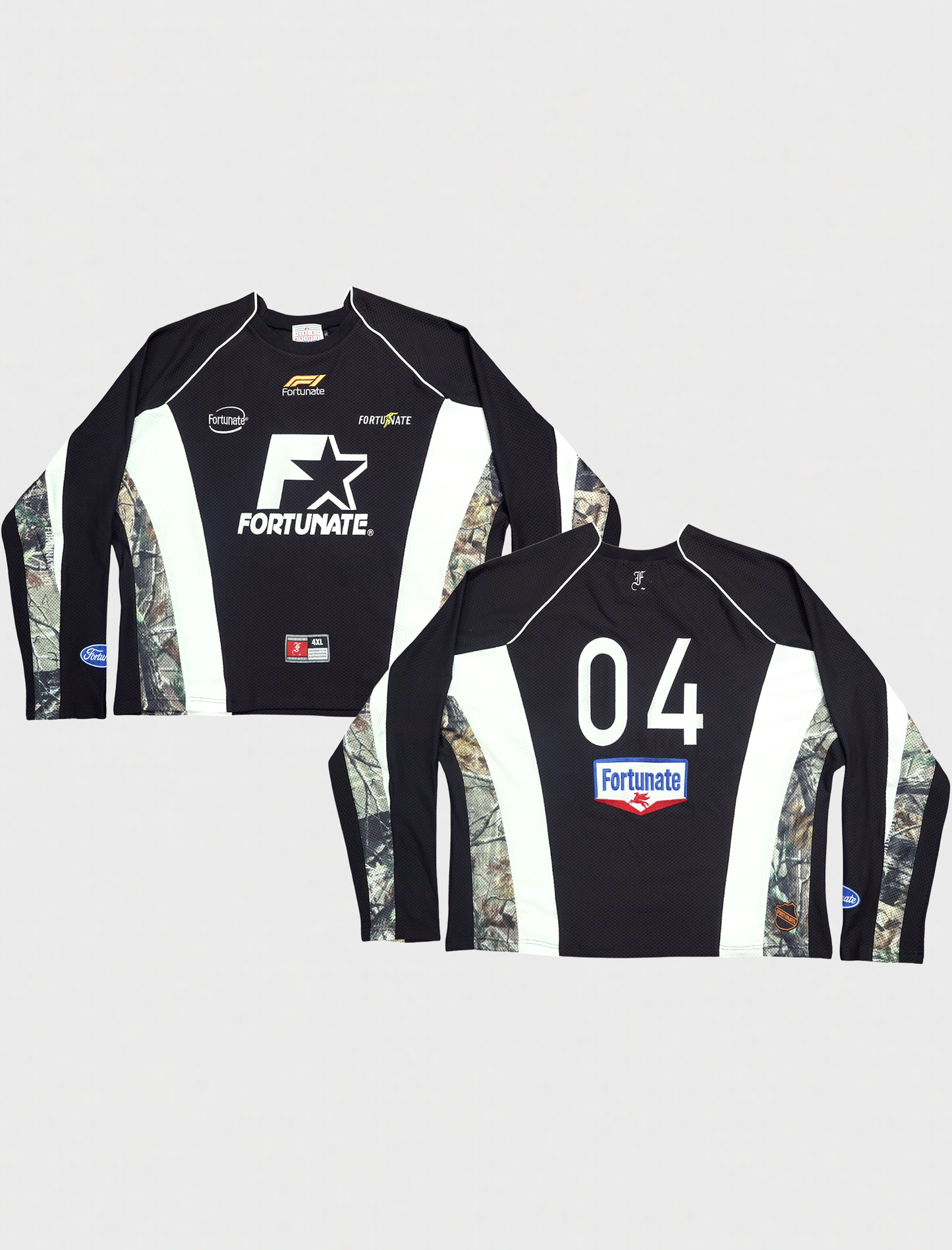 Real Tree Hockey Jersey Black